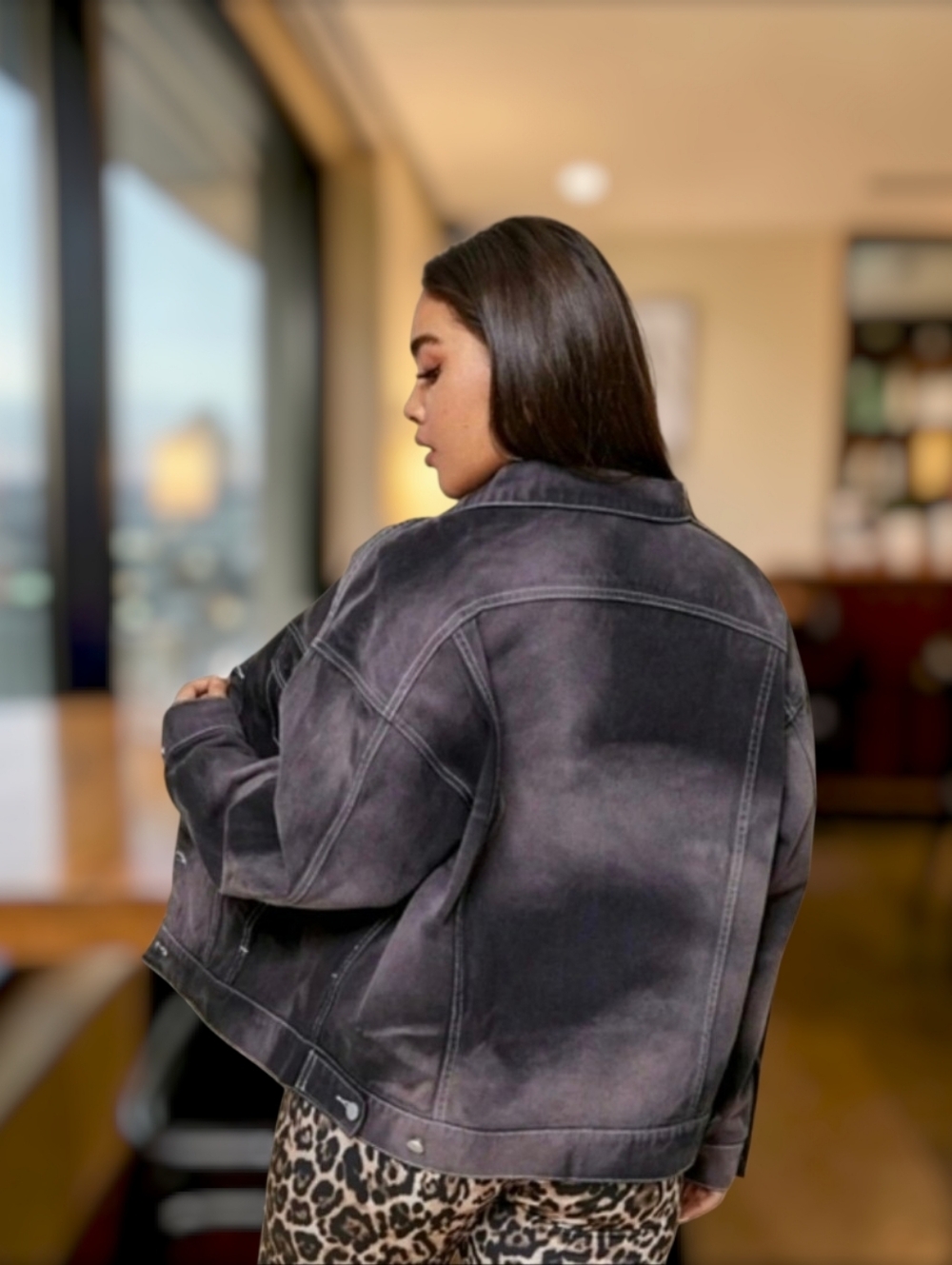 Rapture In Gray Button Front Denim Jacketz ▪︎ Plus - Picture 11 of 13